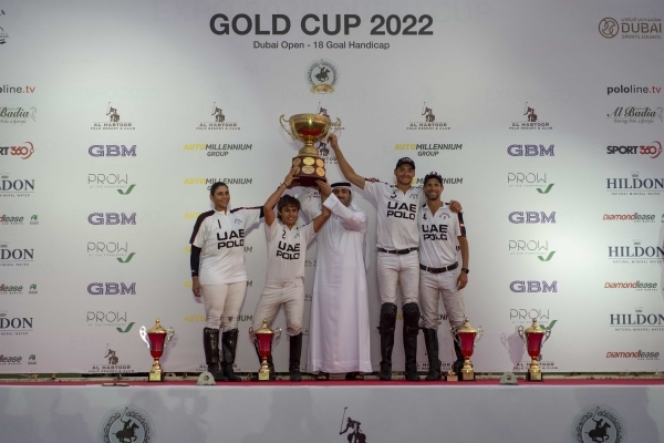 UAE Polo Revels in Triumph as the Gold Cup 2022 Dubai Open Champions