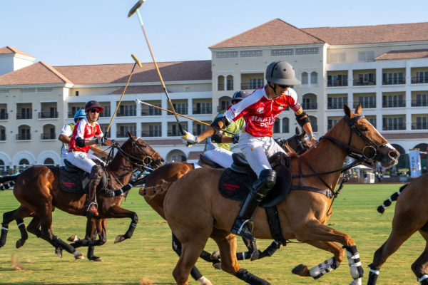  Dubai Wolves by Thera & Habtoor Polo Shine on Day Two of Gold Cup 2026...
